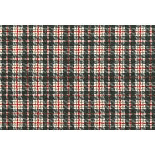 Westfalenstoffe Webkaro braun mit rot - Flanell - Reststck von 1,40 Meter