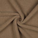 Teddy feiner Boucle mit Fleecercken - Double Face sand