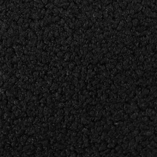 Taschenstoff Boucle mit Vliesrcken - schwarz