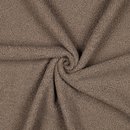 Teddy feiner Boucle mit Fleecerücken - Double Face taupe