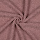 Teddy feiner Boucle mit Fleecerücken - Double Face powder