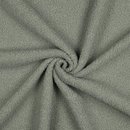 Teddy feiner Boucle mit Fleecerücken - Double Face old green
