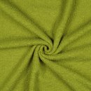 Teddy feiner Boucle mit Fleecerücken - Double Face lime